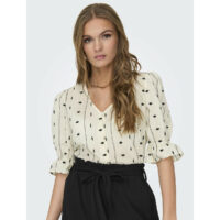 Blouse imprimée manches ballons - Only