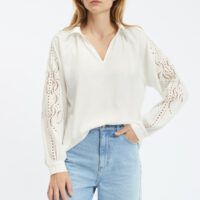 Blouse manches ajourées LORY - Suncoo