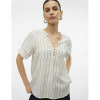 Blouse rayée manches courtes - Vero Moda