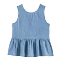 Blouse sans manches en denim léger - Frangin Frangine