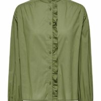 Blouse volantée col montant - Only