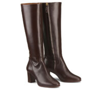 Bottes en cuir à talons n°251 - Rivecour