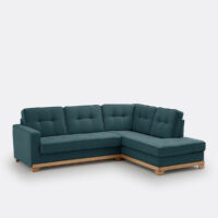 Canapé d'angle convertible coton/lin Bultex Ajis - So'Home