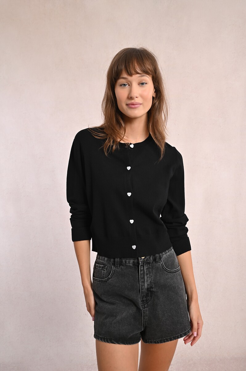 Cardigan en grosse maille boutonné - Molly Bracken