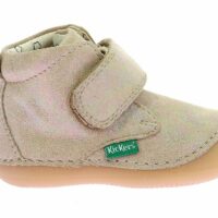Chaussures cuir premiers pas à scratch Sabio - Kickers