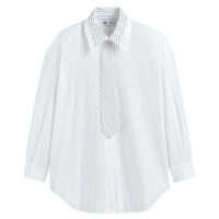 Chemise ample avec cravate fabriquée en Europe - Jeremy Currat