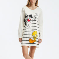 Chemise de nuit Big Tee en coton Titi & Gros minet - Tweety !