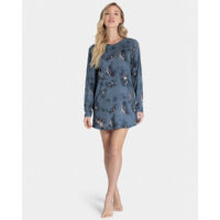 Chemise de nuit manches longues en modal Ayaka - Impetus