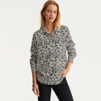 Chemise fluide imprimée manches longues - Anne Weyburn