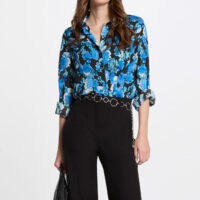 Chemise manches longues imprimée - Morgan
