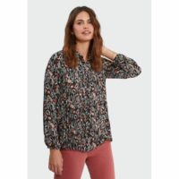 Chemise plissée à imprimé végétal - Icode