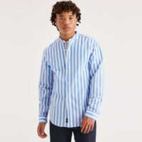 Chemise regular rayée col Mao - Dockers