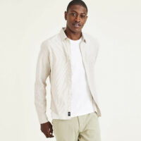 Chemise slim en coton à rayures - Dockers