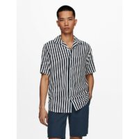 Chemisette rayée en viscose Wayne - Only &Amp; Sons