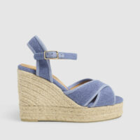 Espadrilles compensées en toile Blaudell - Castaner