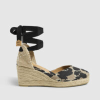 Espadrilles compensées en toile Carina x DVF - Castaner