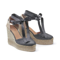 Espadrilles compensées en toile irisée Chiara - Castaner