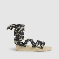 Espadrilles plates en toile Paloma x DVF - Castaner