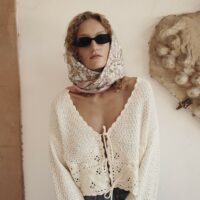 Foulard en soie imprimée ROMY - Louise Misha