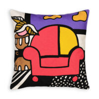 Housse de coussin 50x50 cm coton Super Club - Mama Shelter