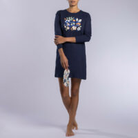 Liquette manches longues jersey de coton Lazuli - Naf Naf