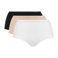 Lot 2 + 1 gratuit slips midi en coton bio - Playtex