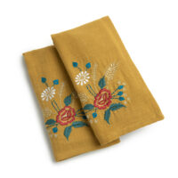Lot 2 serviettes de table gaze de coton Chandi - Jamini