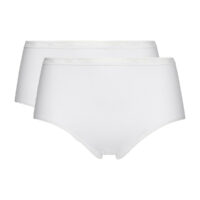 Lot de 2 slips midi en coton bio - Playtex