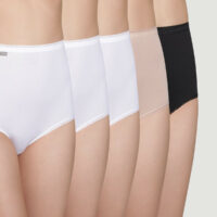 Lot de 3+2 gratuits slips maxi Coton Stretch - Playtex