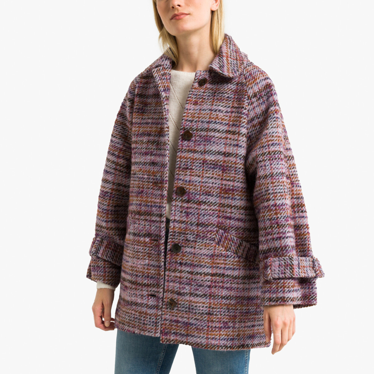 Manteau NERISSA CARREAUX MIRANDA - Des Petits Hauts