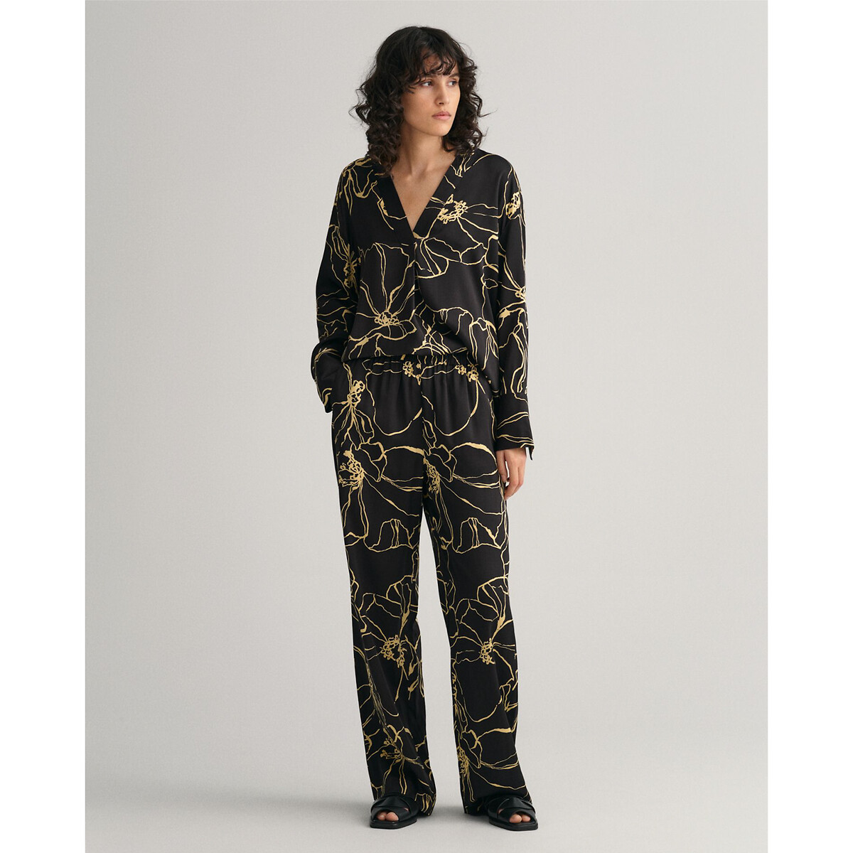 Pantalon droit imprimé graphique - Gant