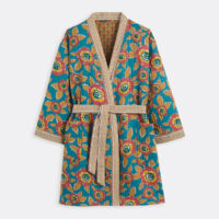 Peignoir kimono imprimé coton Chandi - Jamini