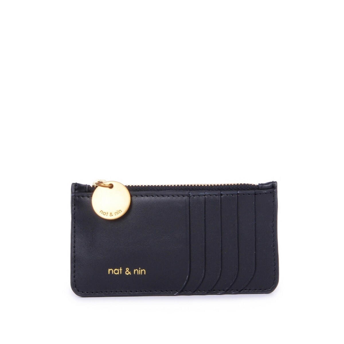 Porte-monnaie porte-cartes cuir ALIX - Nat &Amp; Nin