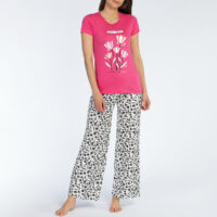 Pyjama corsaire manches courtes en jersey Tulipe - Naf Naf