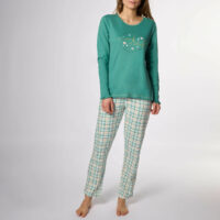 Pyjama en coton manches longues Tweed - Naf Naf