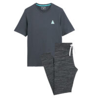Pyjama manches courtes col rond - Athena