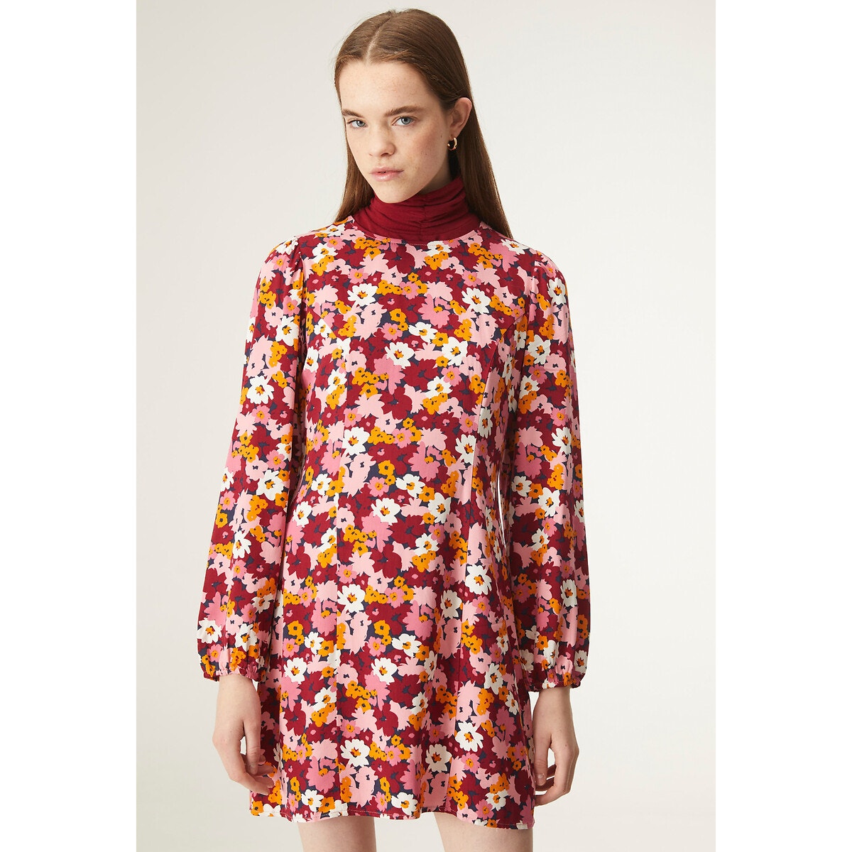 Robe courte imprimé floral - Compania Fantastica