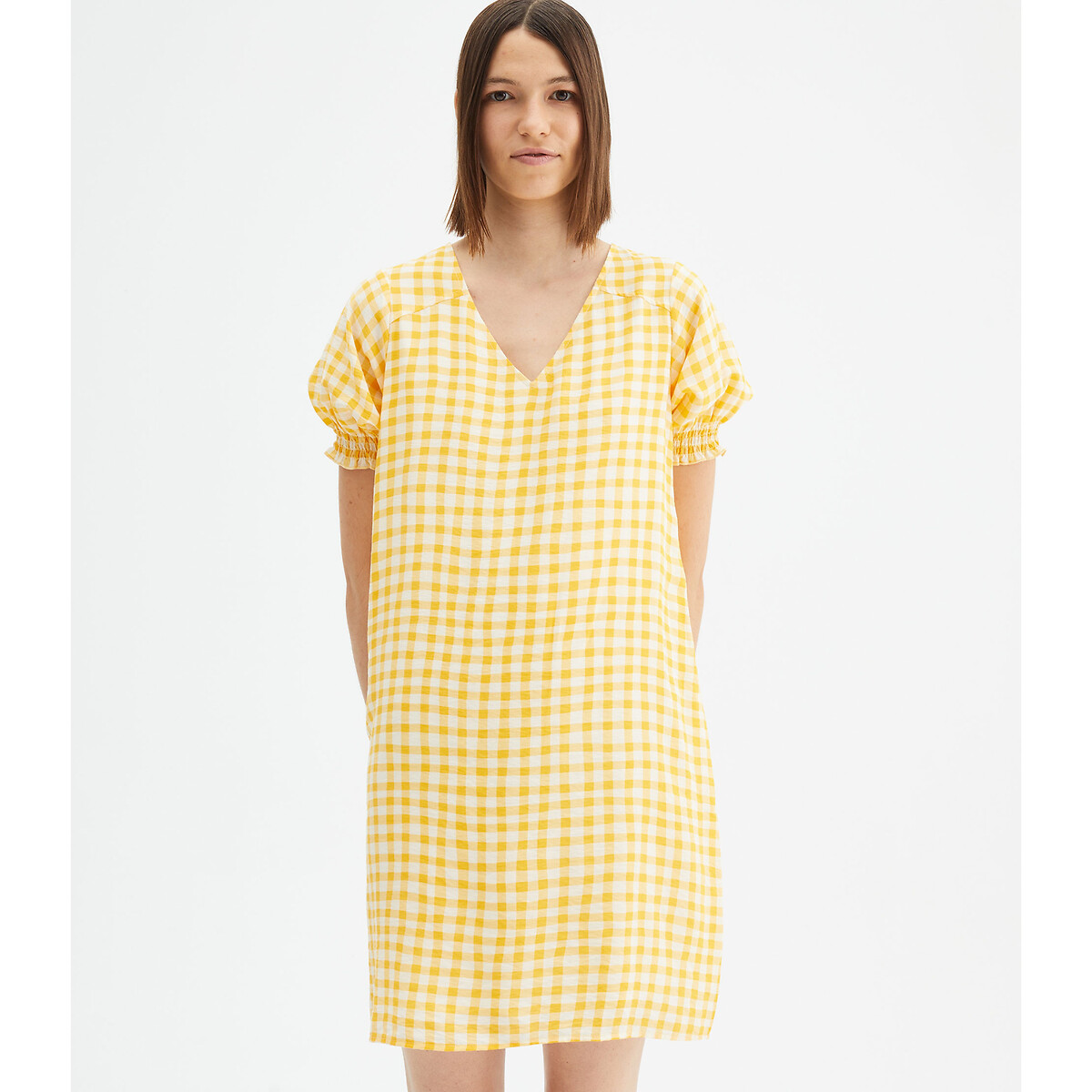 Robe courte imprimé vichy - Compania Fantastica