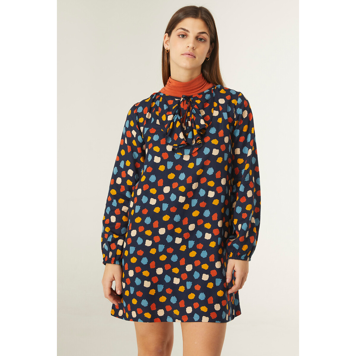 Robe imprimée pois multicolore - Compania Fantastica
