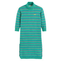 Robe longue rayée droite manches longues - Tiny