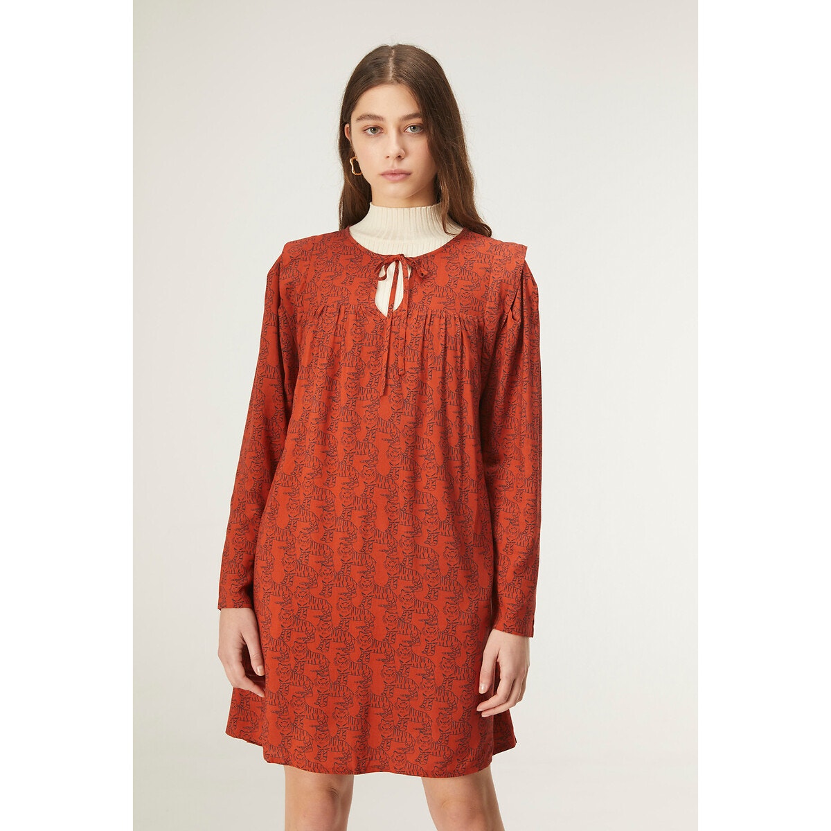 Robe manches longues imprimé animal - Compania Fantastica