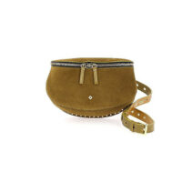 Sac banane en croute de cuir LA NEW LILI VELOURS - Herbert Frère Soeur