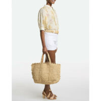 Sac cabas L bulles en raphia - Vanessa Bruno