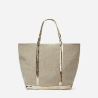 Sac cabas XL en lin et sequins - Vanessa Bruno