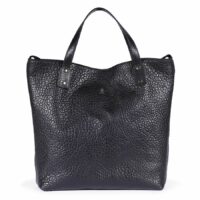 Sac cabas cuir bubble RUBAN - Craie