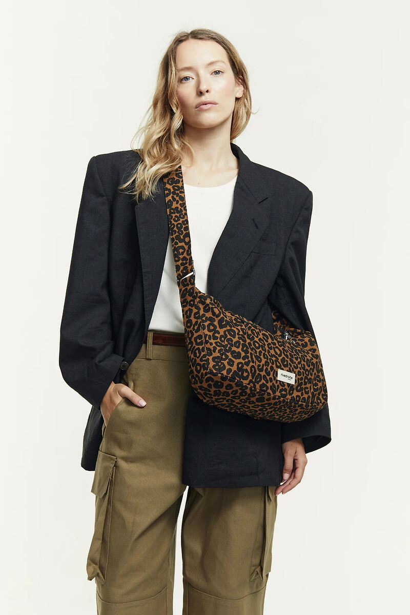 Sac crossbody en toile imprimée MINI CHARLOT - Rive Droite Paris
