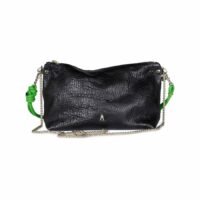 Sac pochette cuir bubble MALLOW - Craie