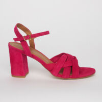 Sandales à talon en cuir suède COE SUEDE - Petite Mendigote