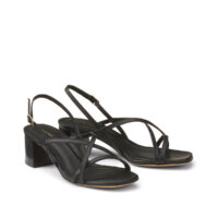 Sandales à talon n°576 cuir - Rivecour