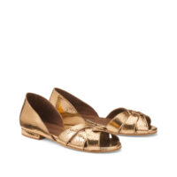 Sandales plates en cuir velours Sanni - Anonymous Copenhagen
